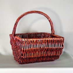 Bykurv i rd pil - 2 strrelser 