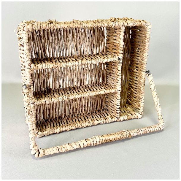 Bestikkurv i flet med hndtag