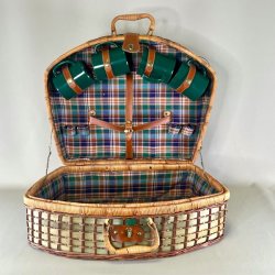 Picnickurv - grn m/krus