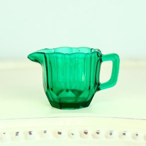 Fldekande - grn, presset glas