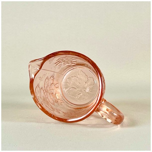 Fldekande - rosa glas