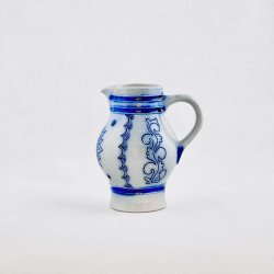 Saltglaseret kande - solsikke 