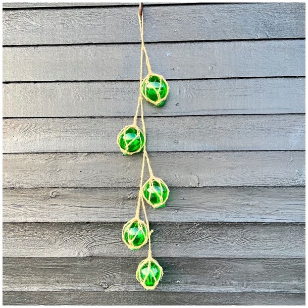 Ophng med flydere - grn 