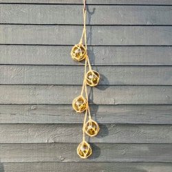 Ophng med flydere - gylden 