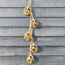 Ophng med flydere - gylden 