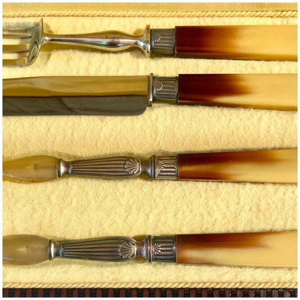 Forskrerst - vintage fransk, 4 dele 