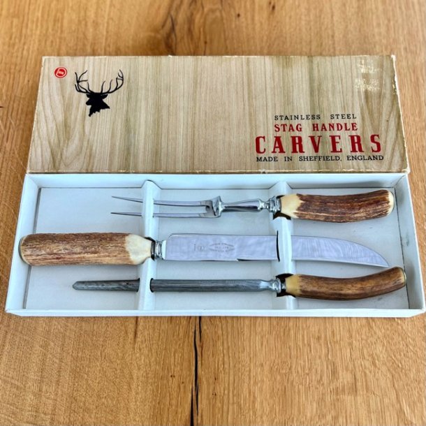 Forskrerst m/greb af horn 