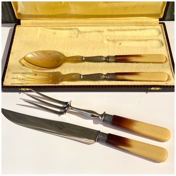 Forskrerst - vintage fransk, 4 dele 