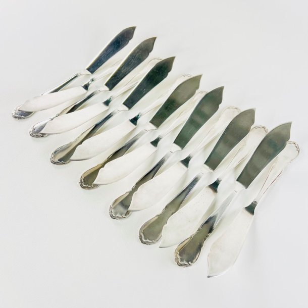 Fiskeknive (14 stk samlet) - fors�lvede 