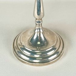 Trearmet lysestage - slv