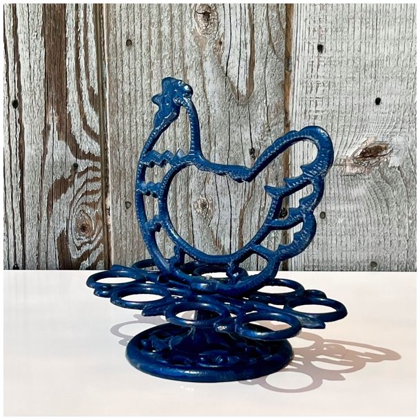 Fransk ggeholder - bl hne