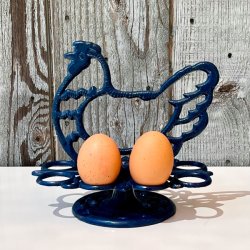 Fransk ggeholder - bl hne