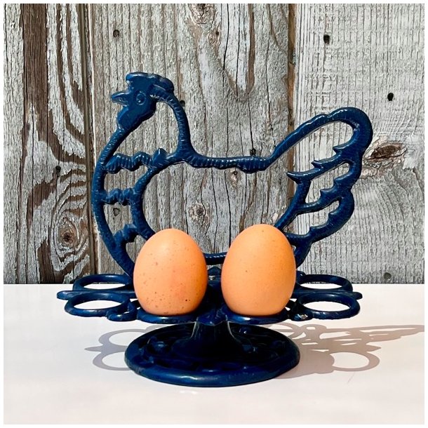 Fransk ggeholder - bl hne