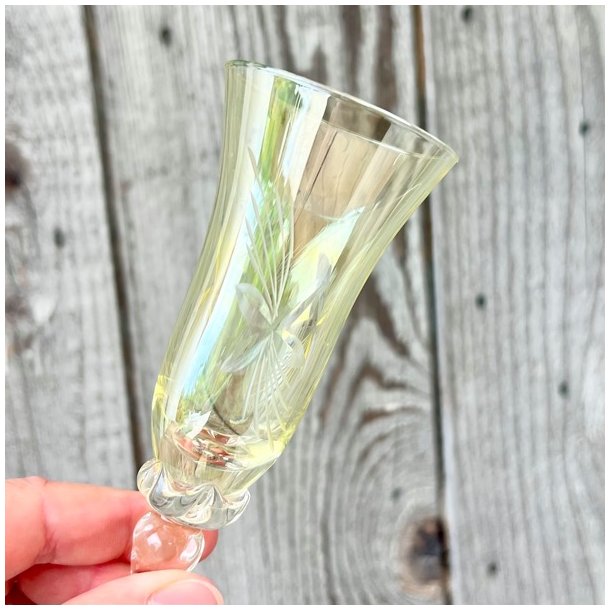 Vintage franske likrglas (4 stk samlet)