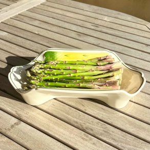 Aspargesfad - fransk, lyst m/asparges