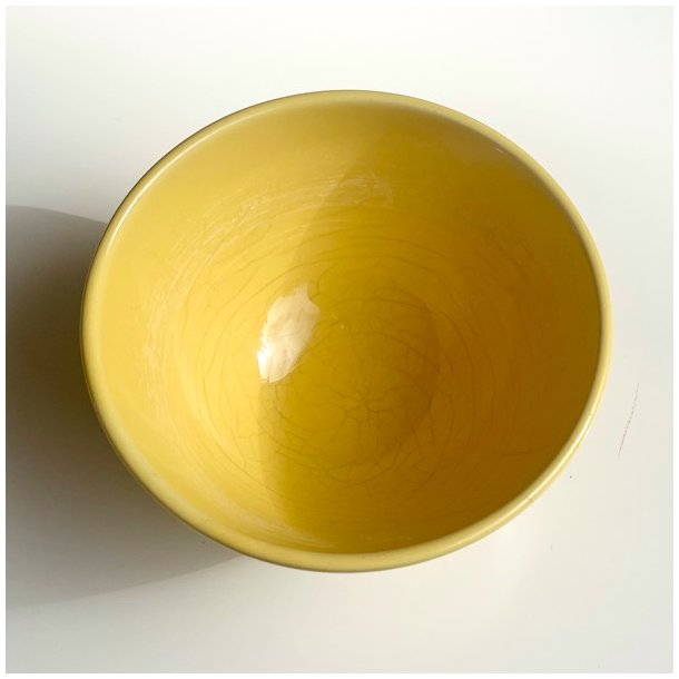 Cafe au lait skl (bol) gul m/kirsebr