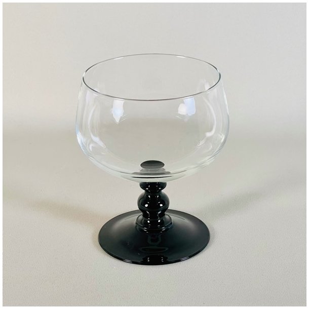 Dessertglas - champagneskle p sort fod