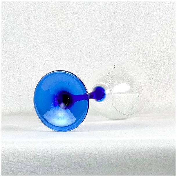 Luminarc vinglas med bl stilk - hvidvin