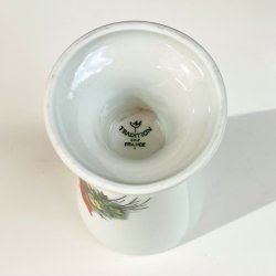 Mazagran - fransk kaffekop m/vilde blomster