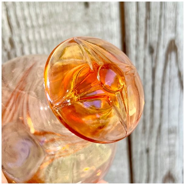 Vintage Art Deco karaffelst - lyserd