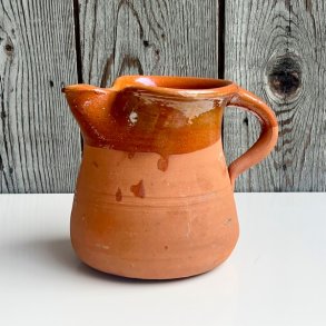 Vintage fransk kande - terracotta lertj