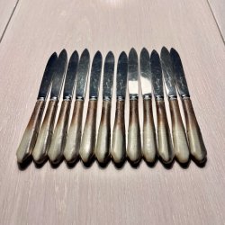 Knive - frugtknive med spids (12 stk)