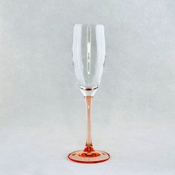 Champagneglas med lyserd stilk - Luminarc