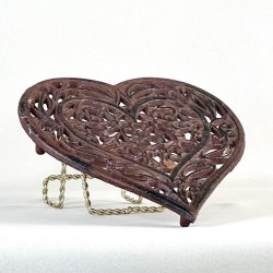 Bordskner - fransk, hjerte lille