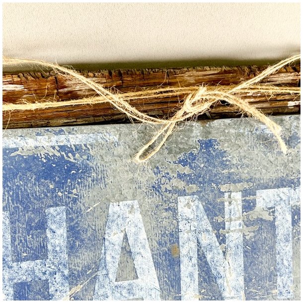 Vintage fransk skilt p trplade