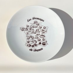 Ostetallerken - fransk les fromages (rund)