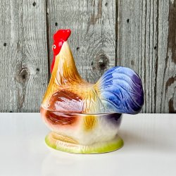 Fransk patform - Michel Caugant, farverig hane