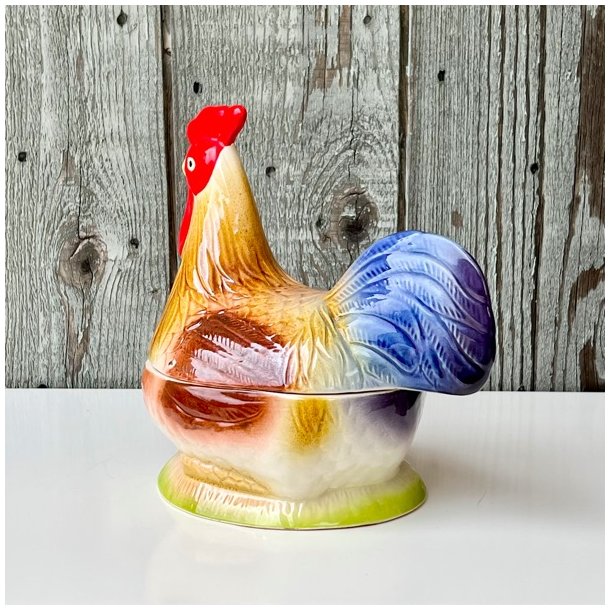 Fransk patform - Michel Caugant, farverig hane