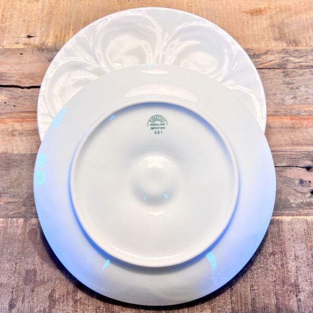 sterstallerken - Pillivuyt, hvid 