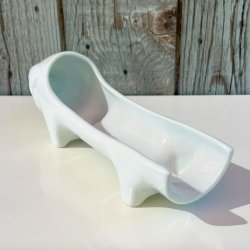 Plsegris - fransk, hvid 