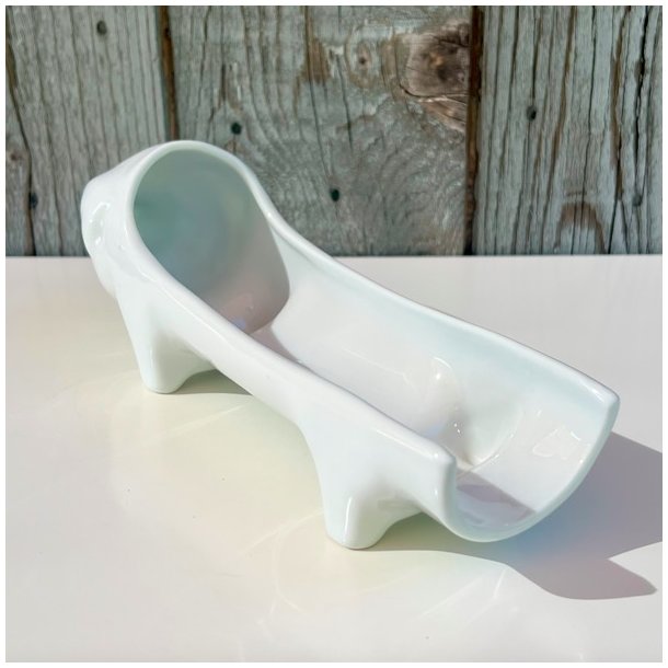 Plsegris - fransk, hvid 