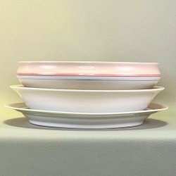 Stor skl - fransk, Limoges porceln 