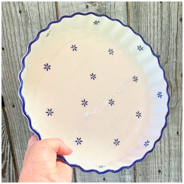 Trtefad - fransk m/bl kant