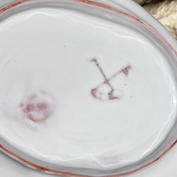 Fransk terrin - stor, hvid