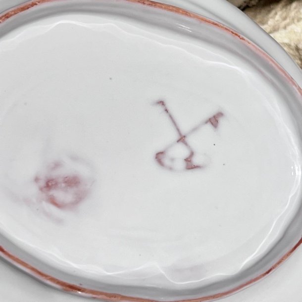 Fransk terrin - stor, hvid