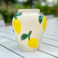 Vase m/citroner