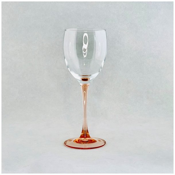 Luminarc vinglas med lyserd stilk - ros