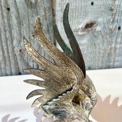 Hanefigur - vintage fransk par af hanekyllinger