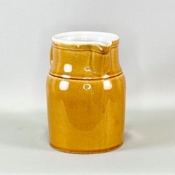 Vintage fransk kande - honning farvet