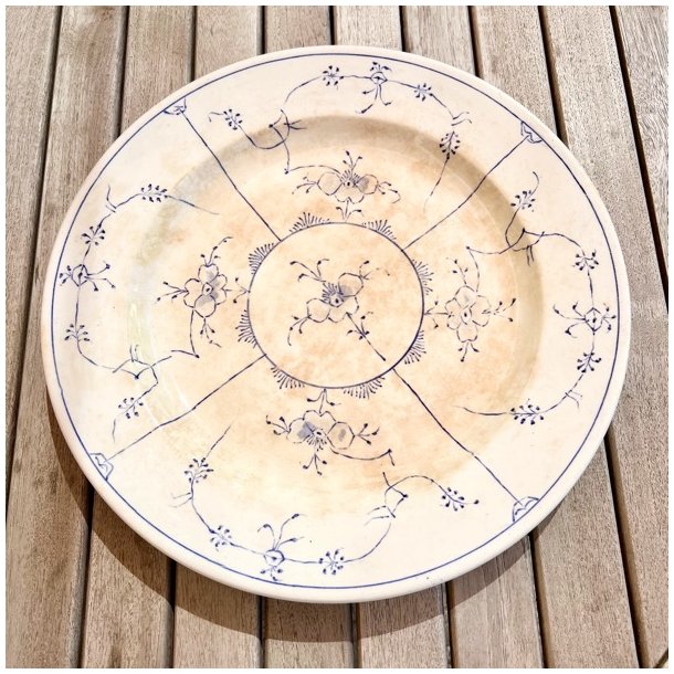 Fad - rundt, musselmalet 