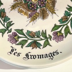 Ostetallerken - fransk vintage, Gien 