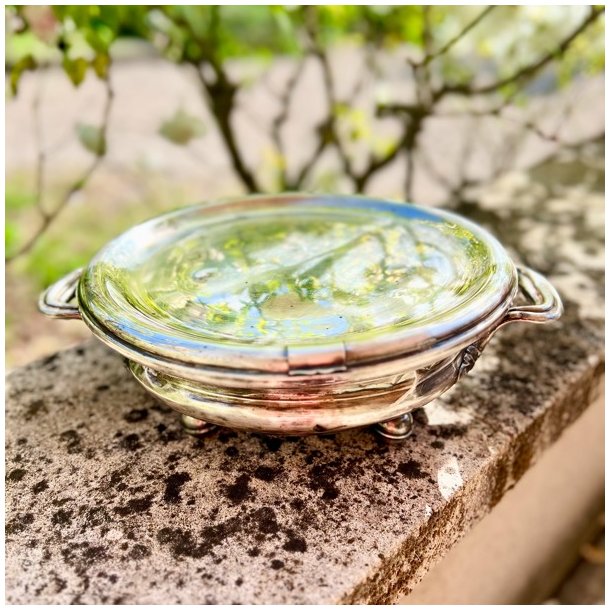 Fransk vintage tallerkenvarmer 