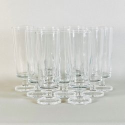 Champagneglas - klassisk design p lav fod