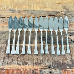 Fiskeknive (12 stk samlet) - franske 