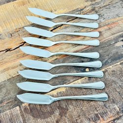 Fiskeknive (9 stk samlet) - franske 