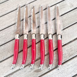 Franske steakknive - Laguiole, rd 